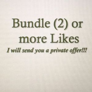 🤗 Bundling is two or more.